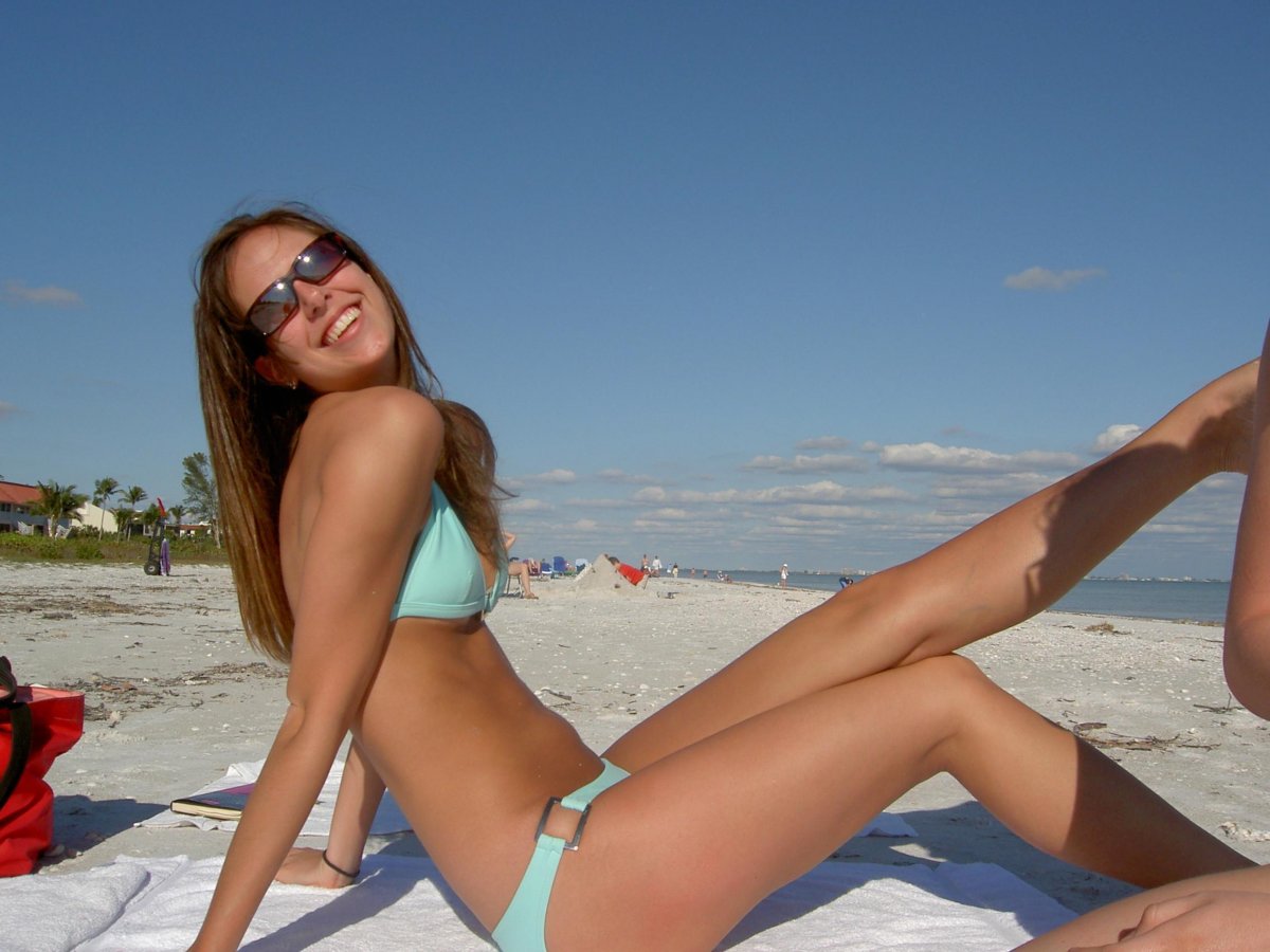 фото русских девок на пляже
